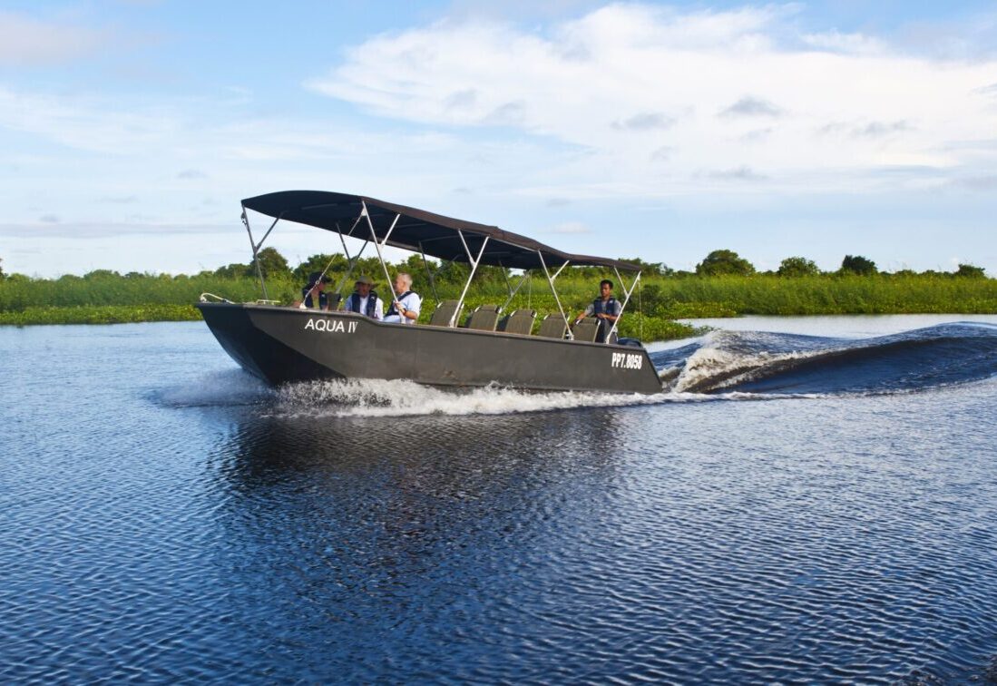 Ausflugs-Boot der Aqua Mekong