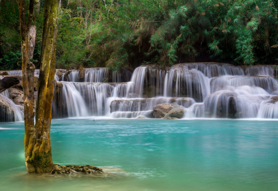 Khoung Xi Wasserfälle in Laos