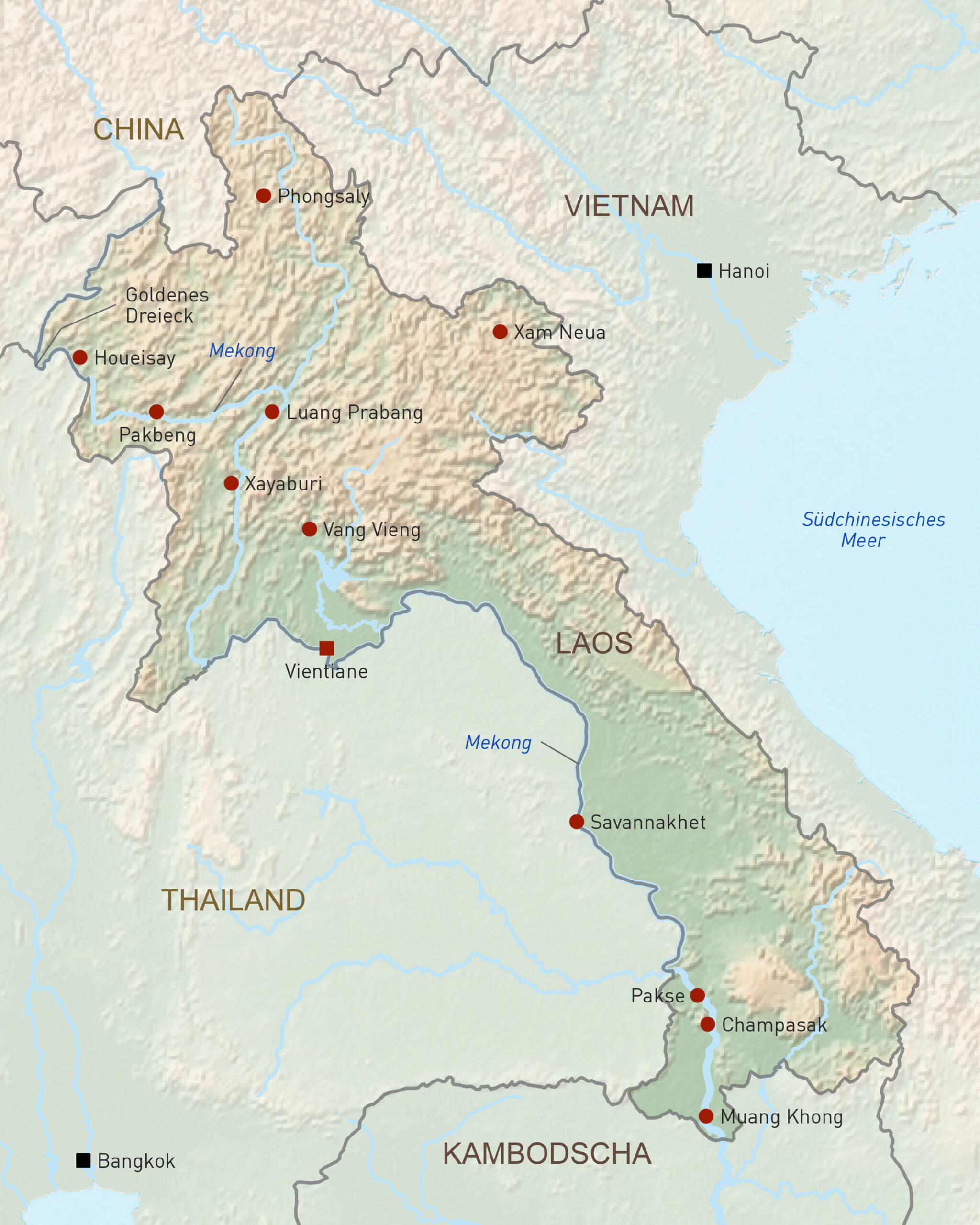 Laos Länderübersicht