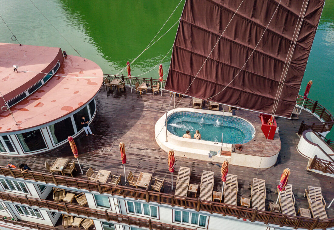 Terrassendeck auf der Ginger