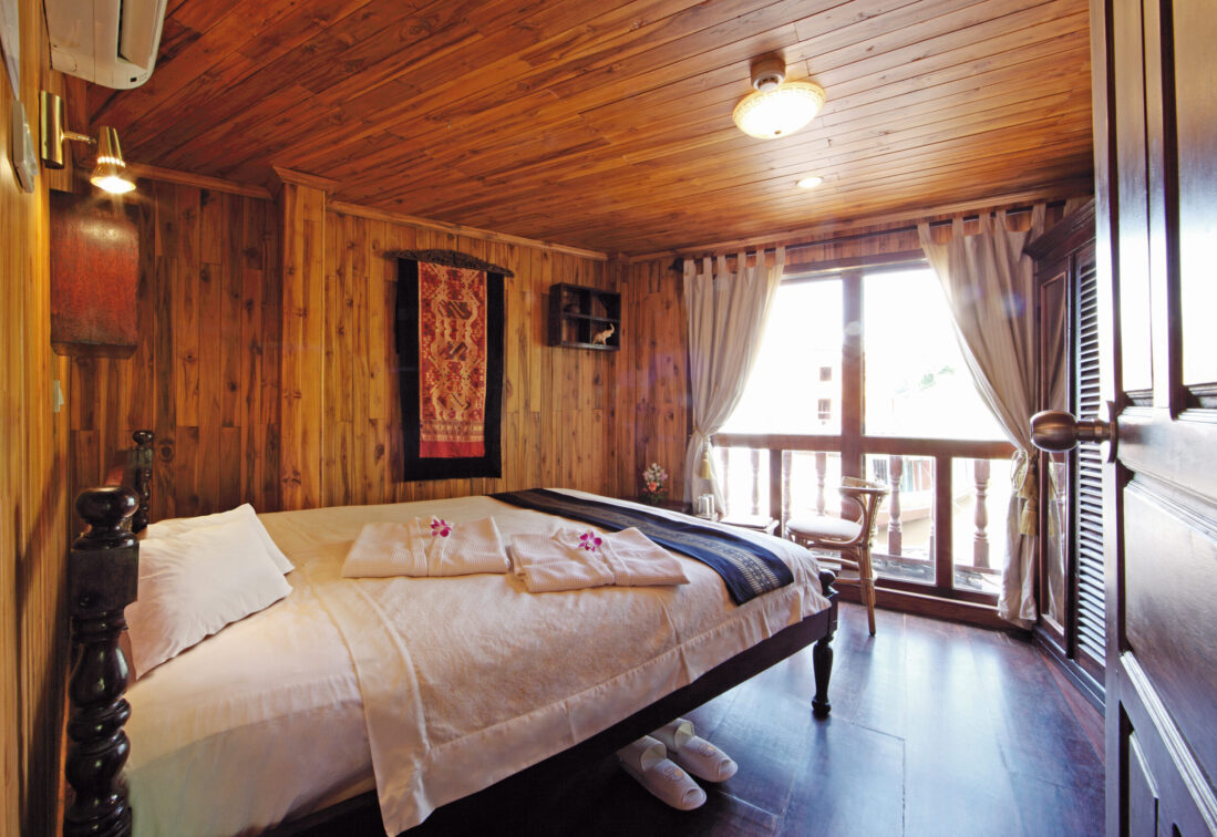 Superior-Kabine im Bug, Mekong Sun