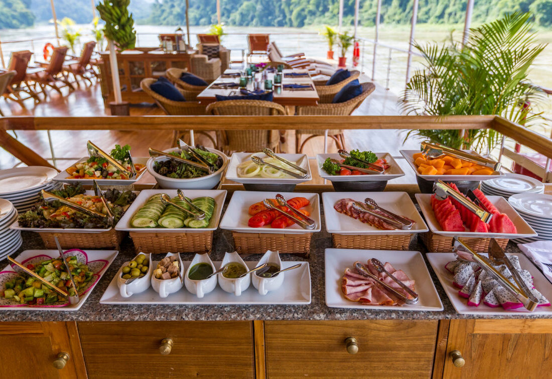 Buffet, RV Sabaidee Pandaw
