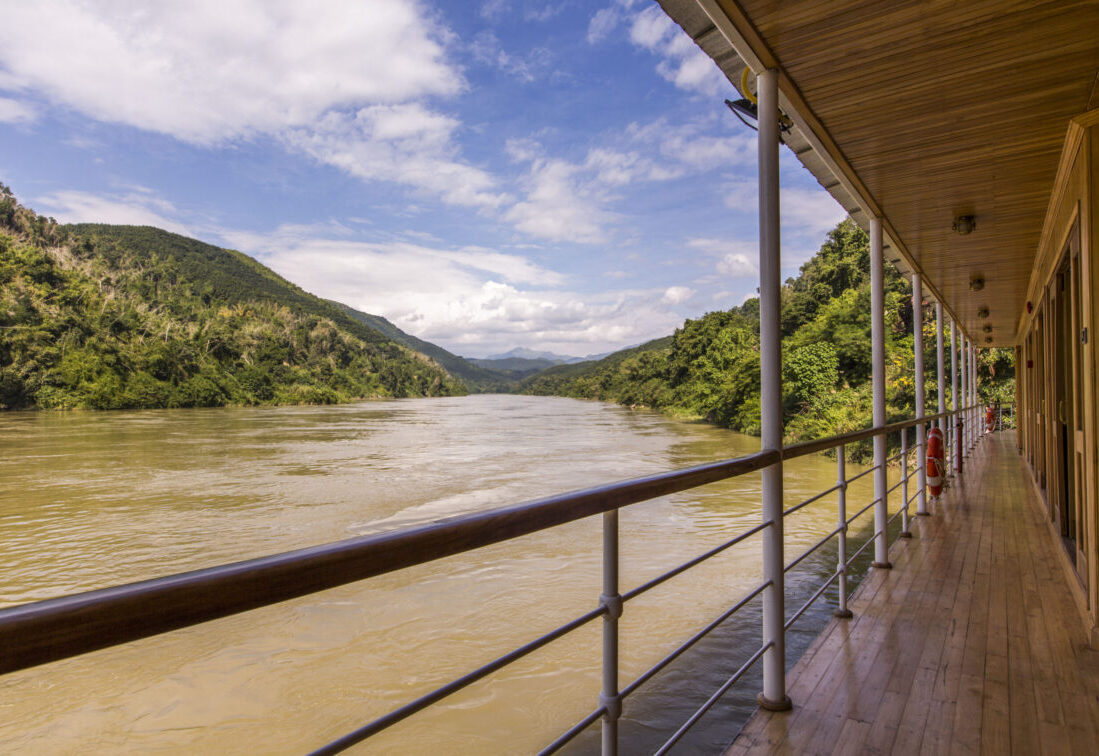 Blick von der RV Champa Pandaw