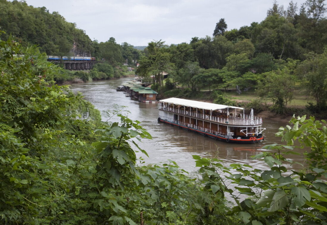 RV River Kwai auf dem Kwai, Thailand