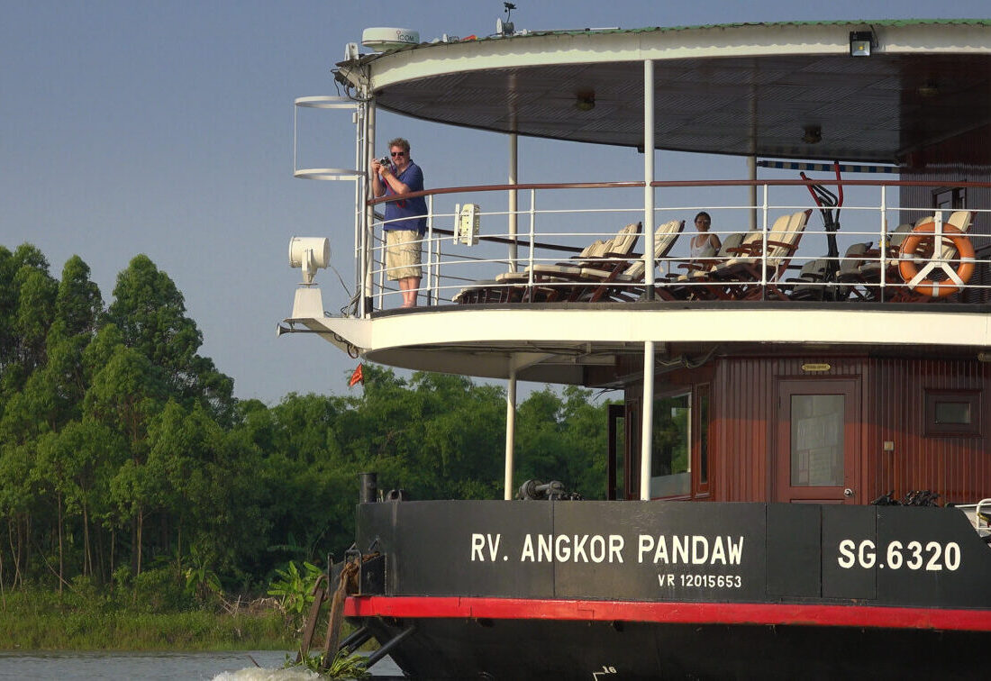 Blick von der RV Angkor Pandaw