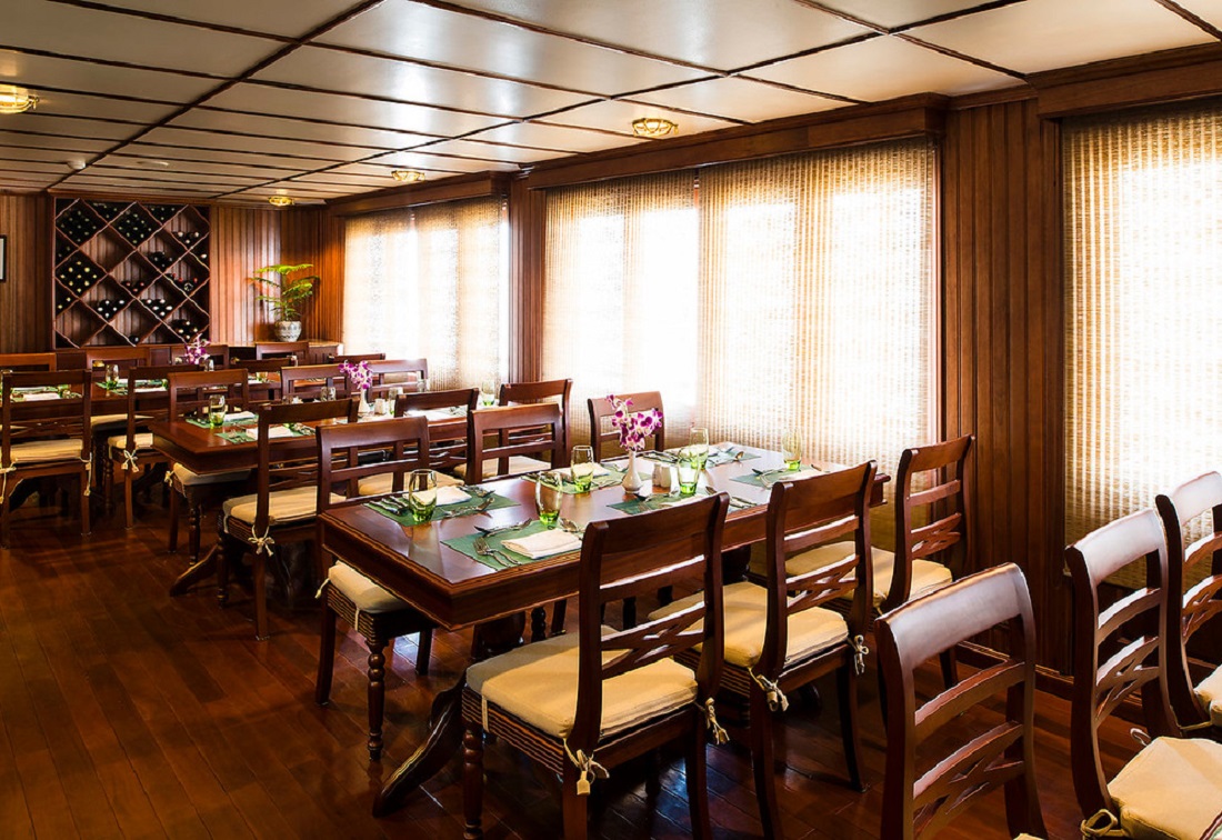 Restaurant der Bassac Pandaw