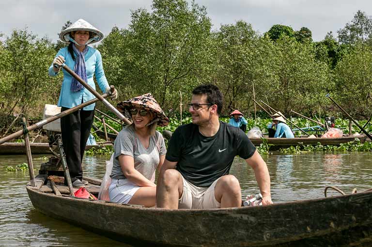 Bootsausflug im Mekong-Delta