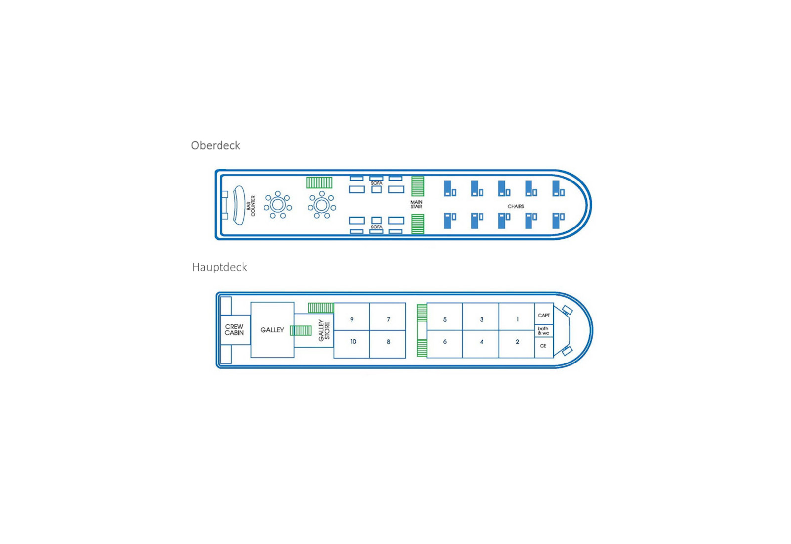 Deckplan RV River Kwai