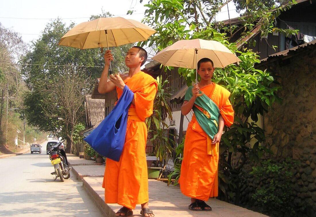 Mönche in Luang Prabang
