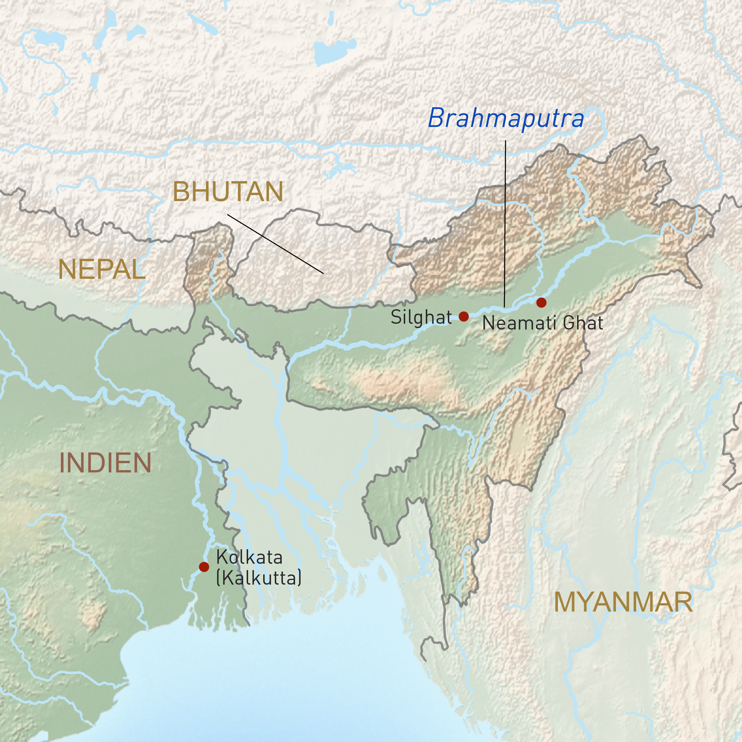 Karte: Brahmaputra