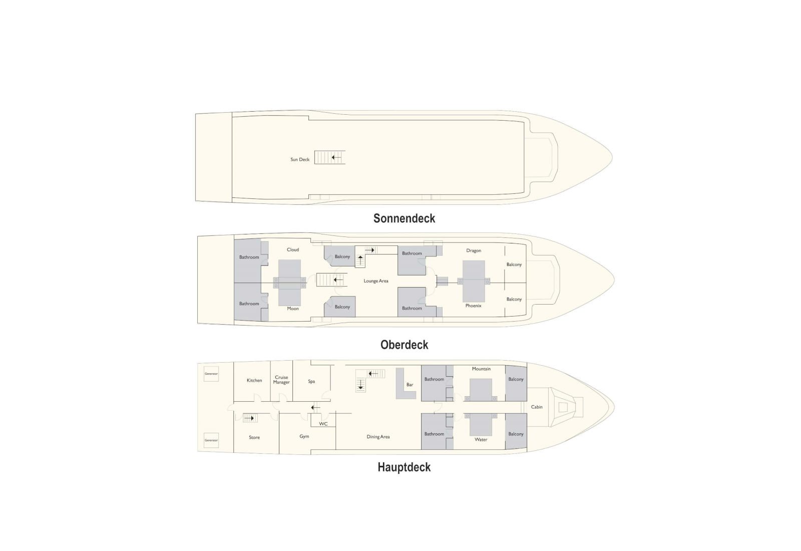 Deckplan Halong Violet, Heritage Line