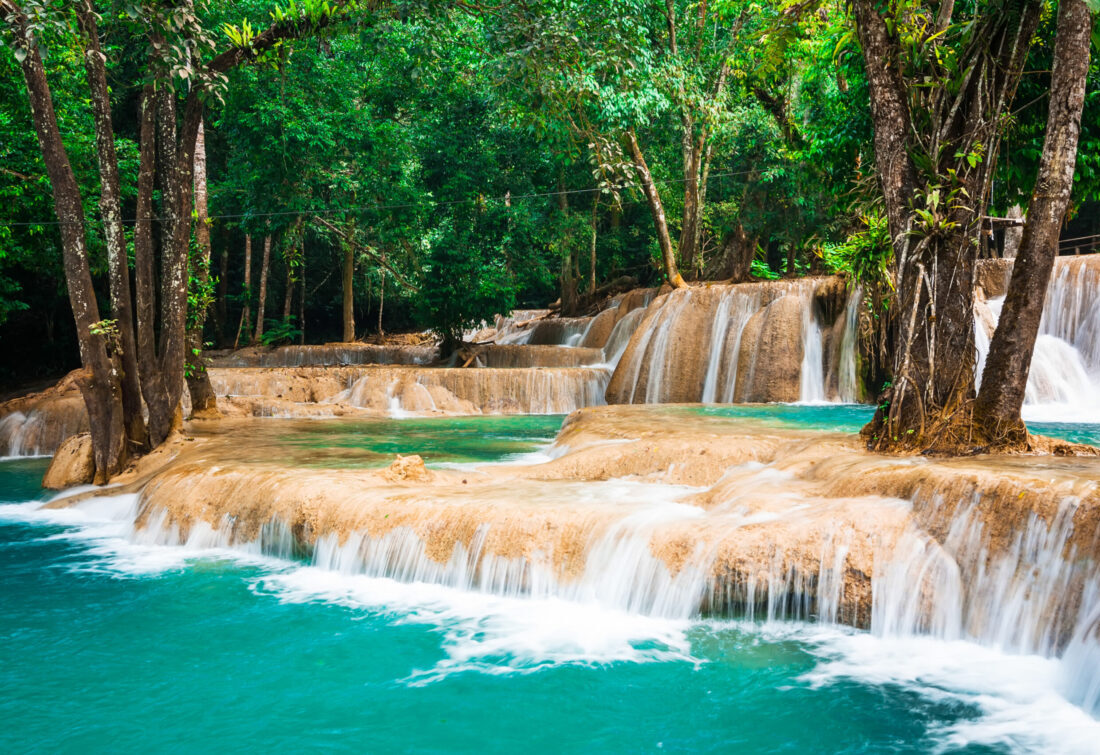Khoung Si Wasserfall, Laos