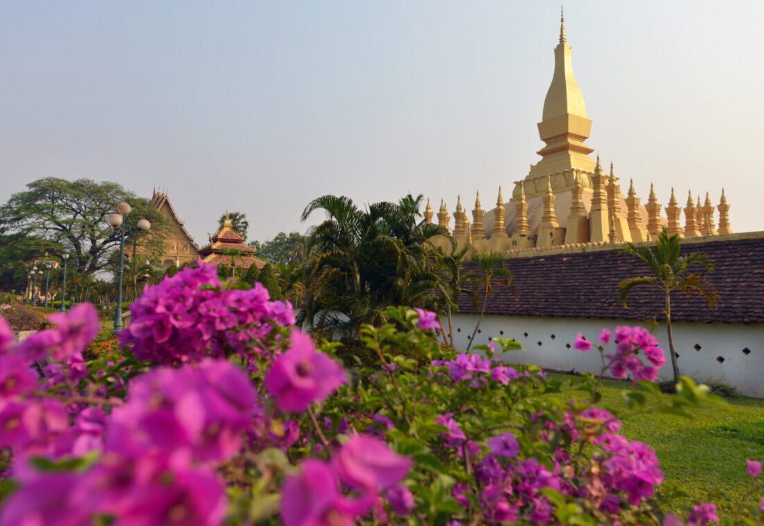 Tempel in Vientiane, Laos