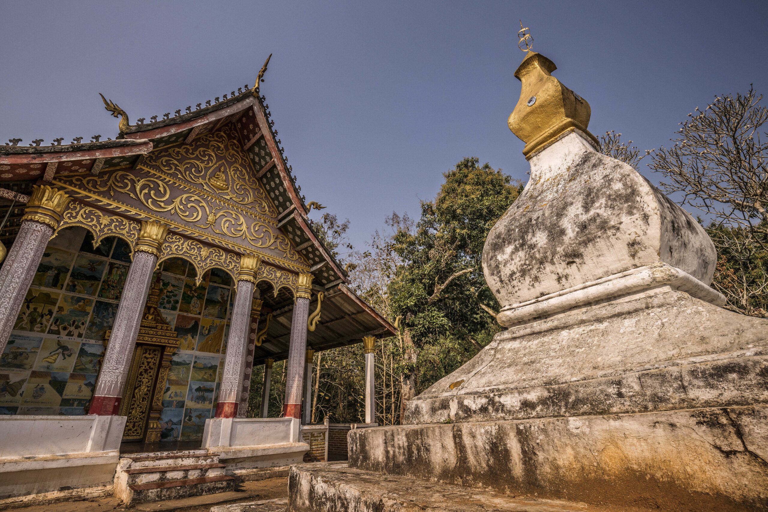 Tempel bei einer Exkursion